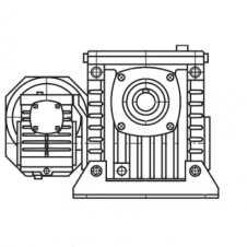 Цилиндро-червячные редукторы ЦЧ2-40/63, ЦЧ2-40/80